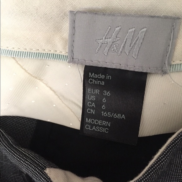 H&M wide leg pants size 6 - Picture 3 of 3